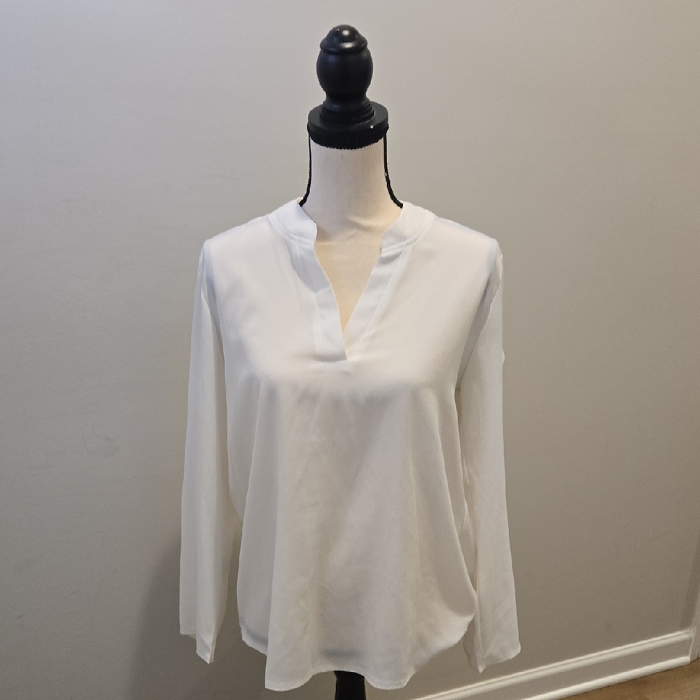 Elegant White Women's Top